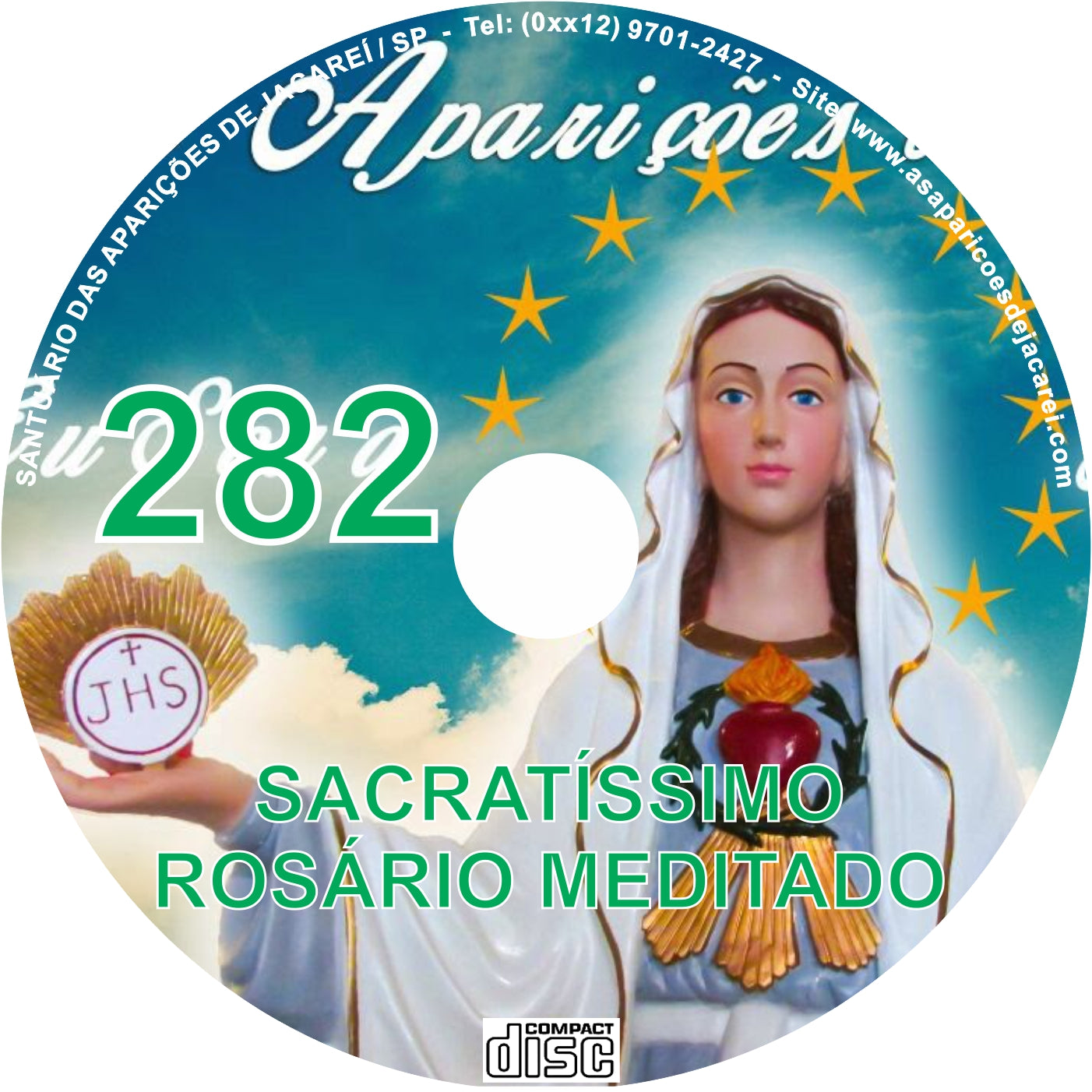 CD Rosário Meditado 282 CD Rosário Meditado 282